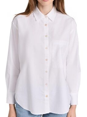 AYR White Button-Down Shirt